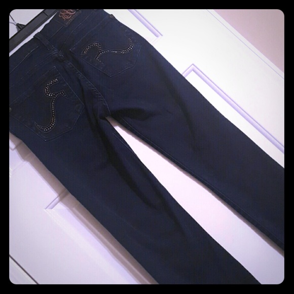 Rock & Republic soft dark Jeans size 2 - Picture 2 of 8